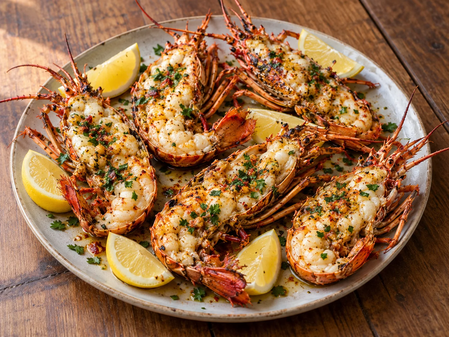 Crayfish grillées