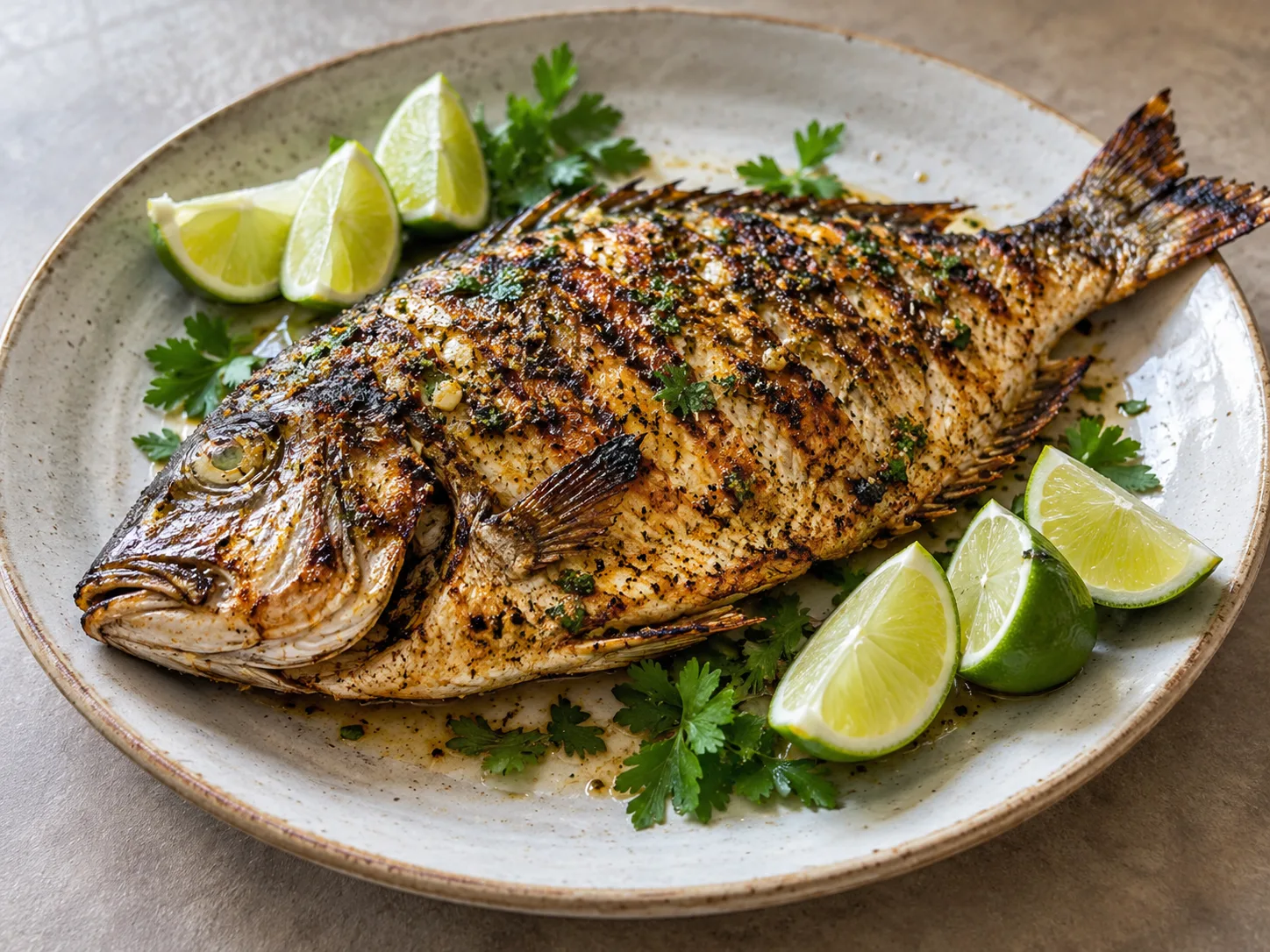 Peixe grelhado