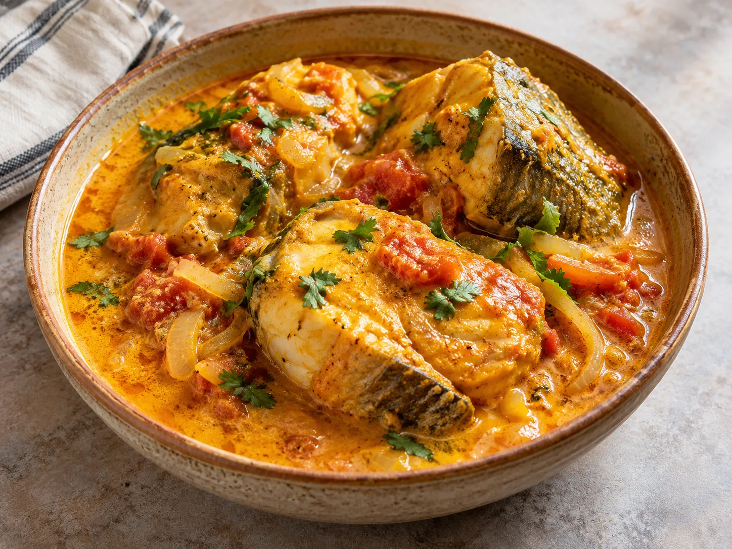Caril de peixe