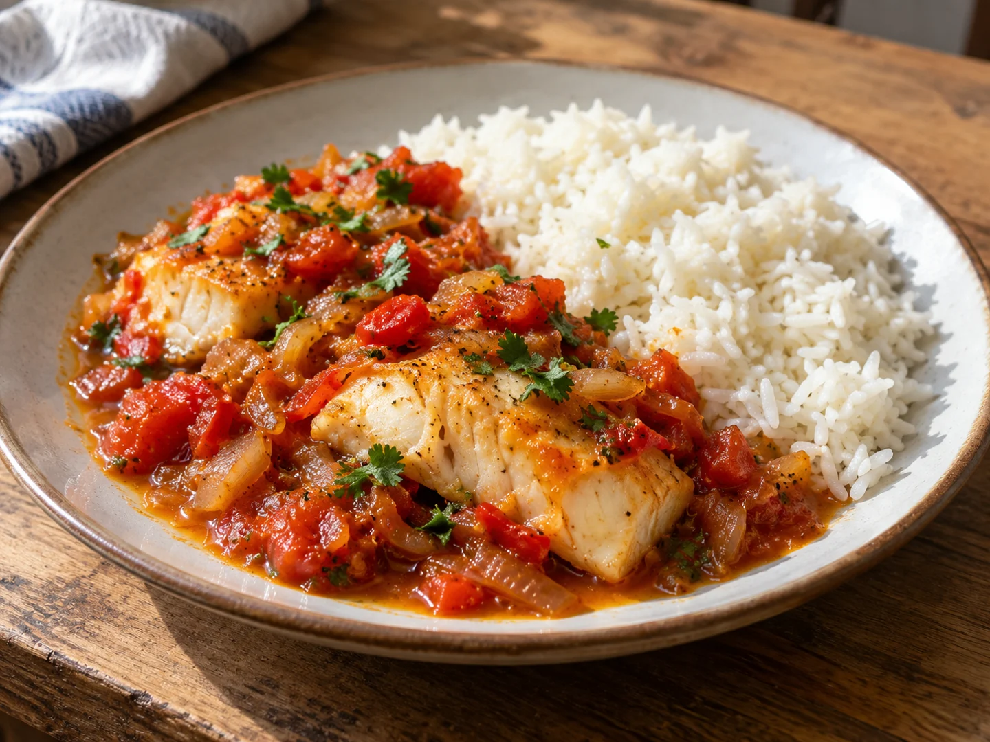 Riz au poisson