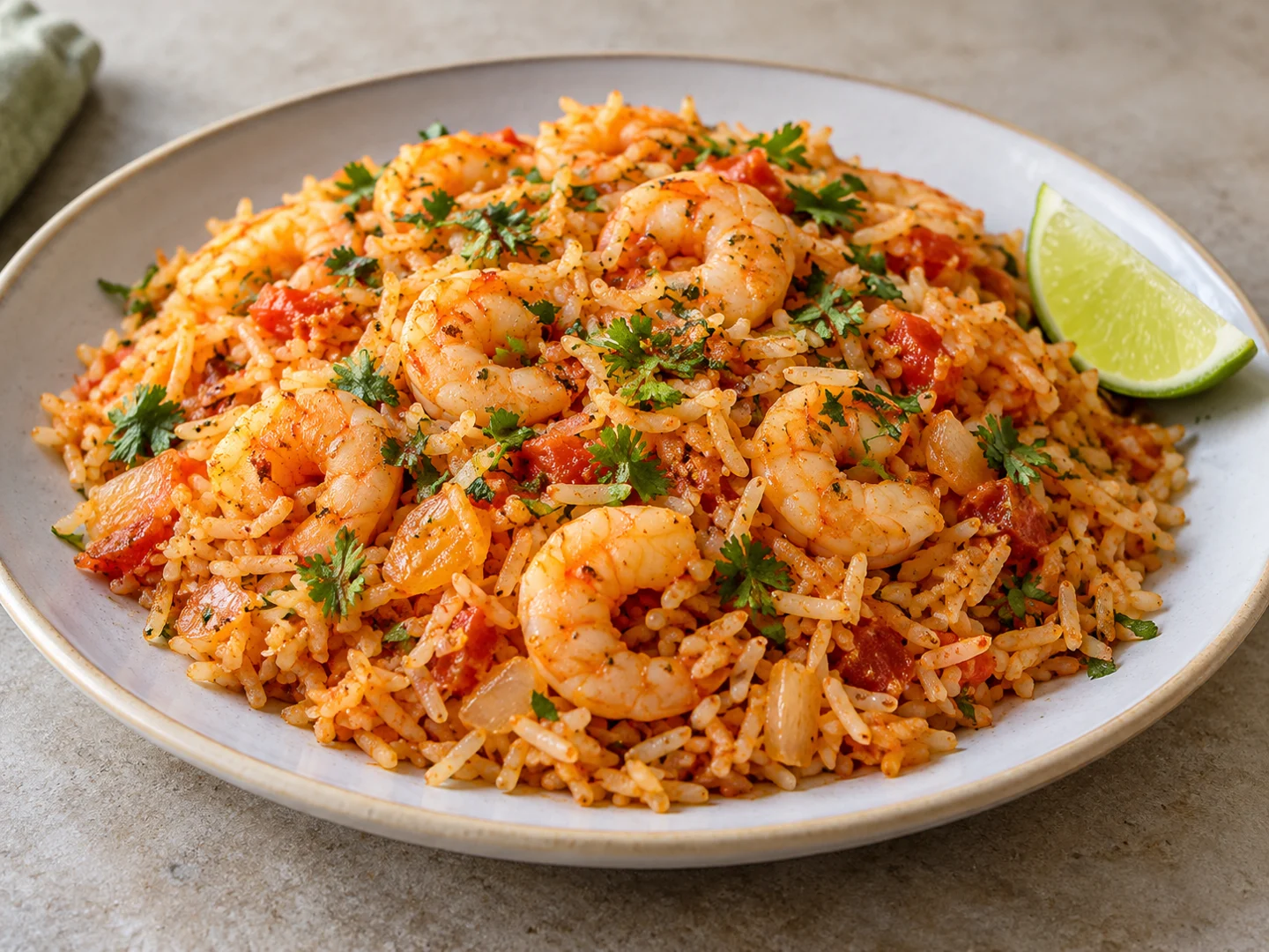 Riz aux crevettes
