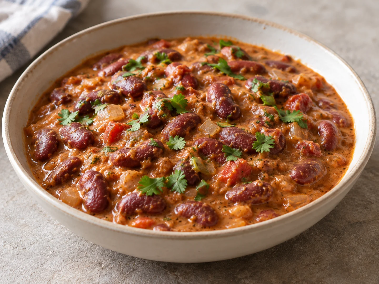 Haricots sauce arachide