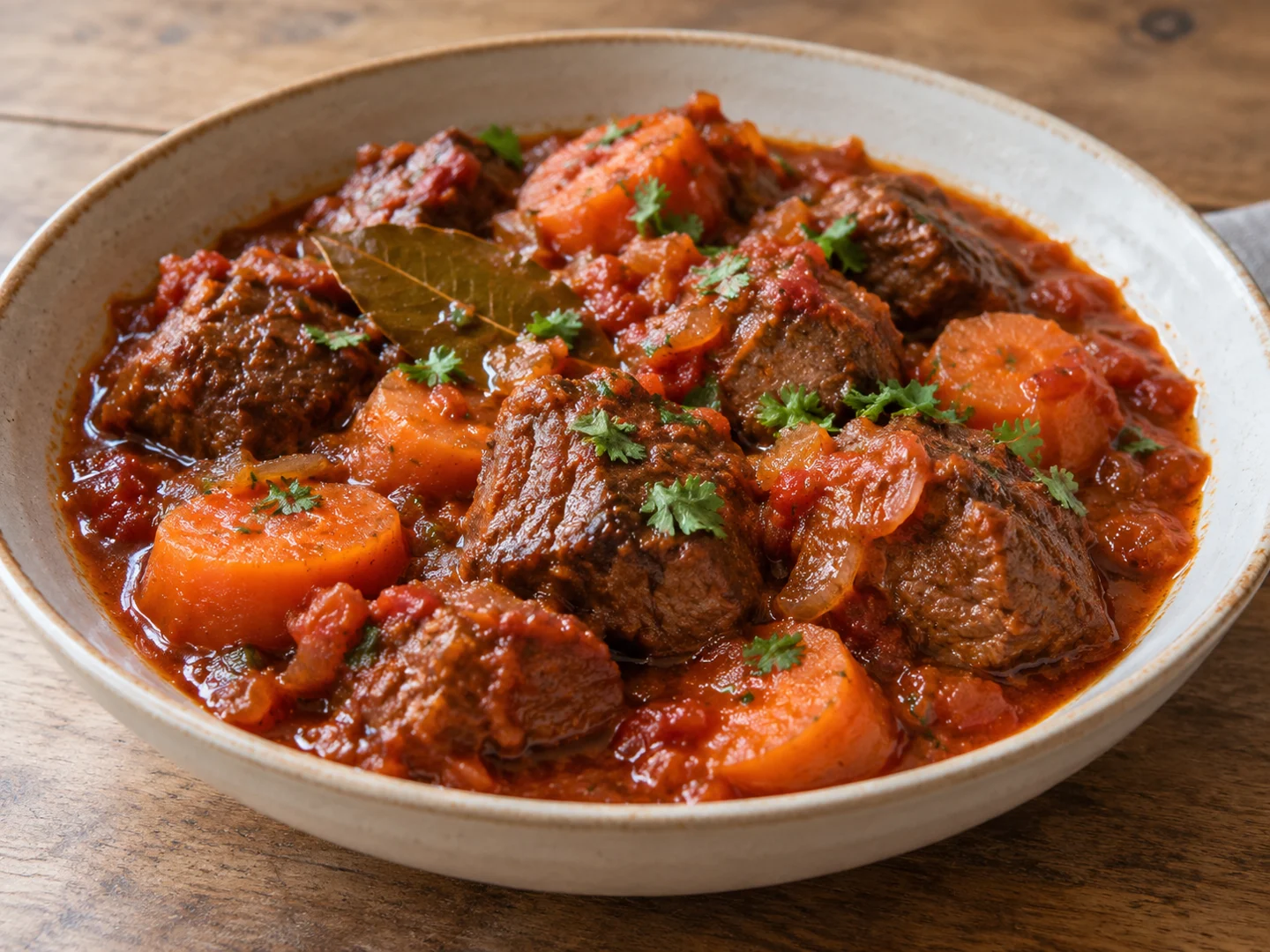 Ragoût de bœuf à la tomate
