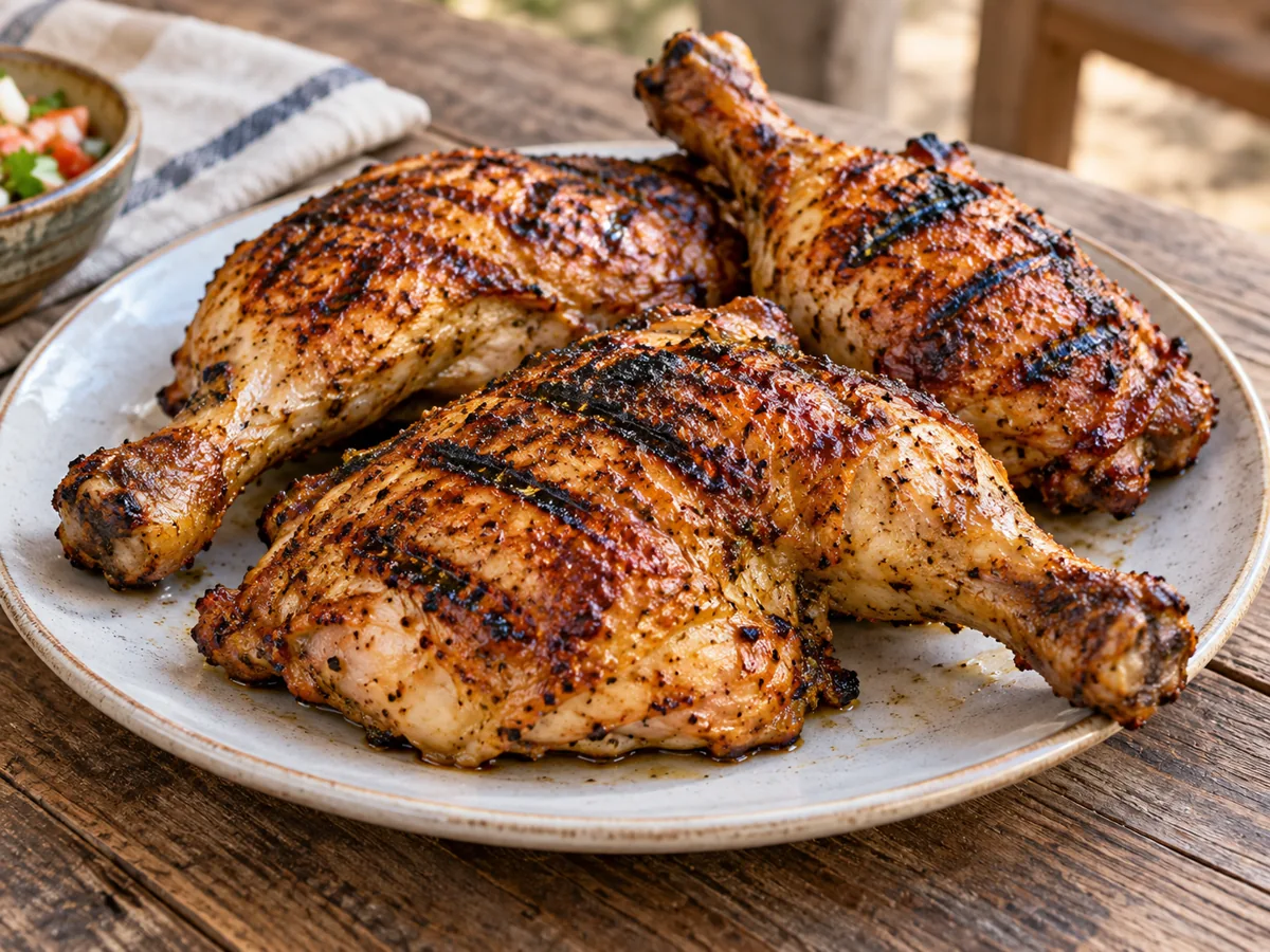Poulet grillé namibien