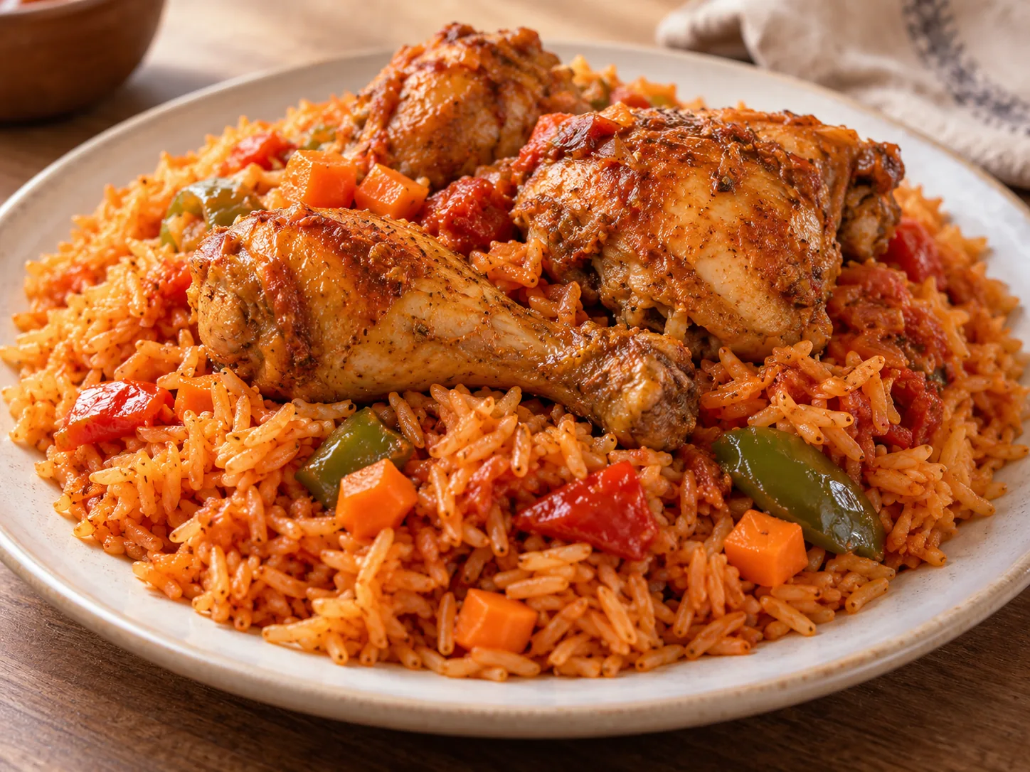Riz au gras à la volaille — version nigérienne
