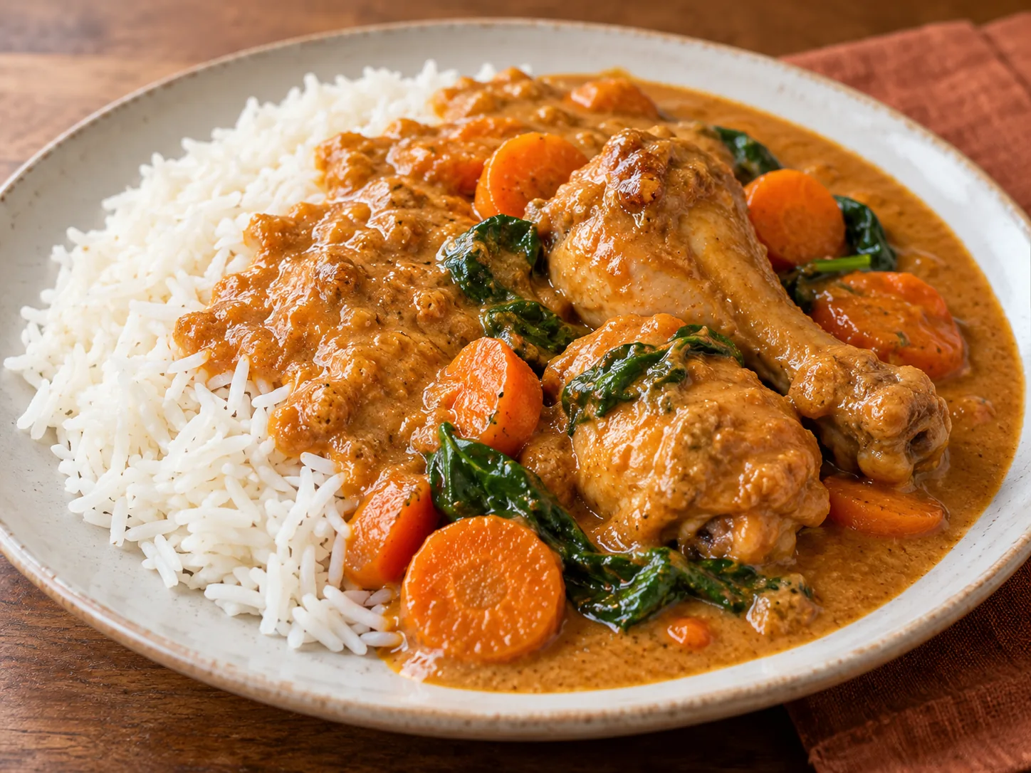 Riz sauce arachide — version familiale du Niger