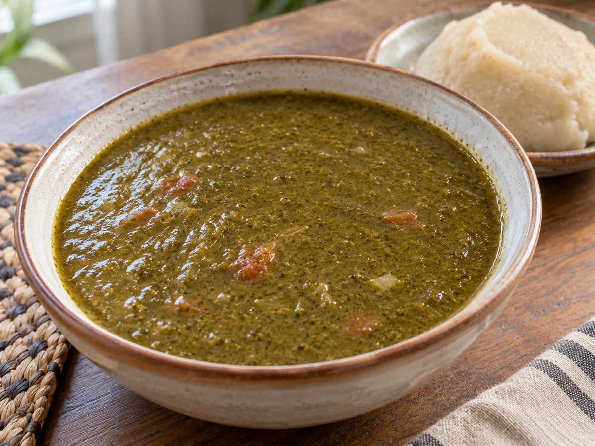 Sauce aux feuilles de baobab