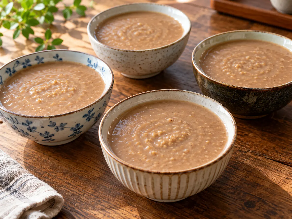 Bouillie de mil à l’arachide