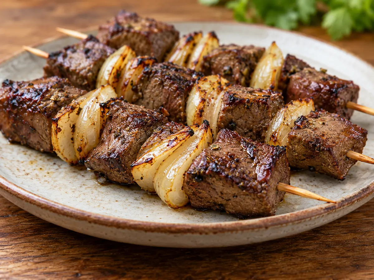 Brochettes de foie