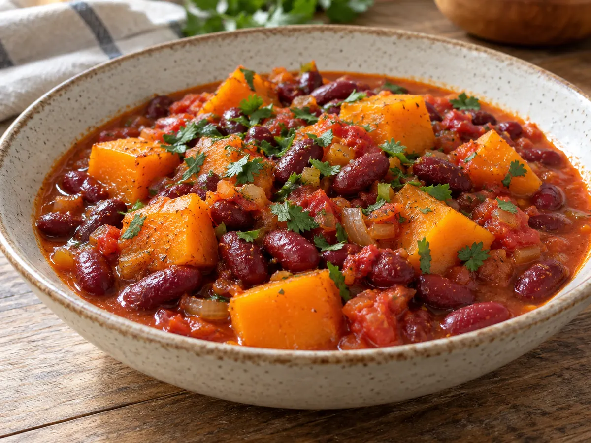Haricots à la courge