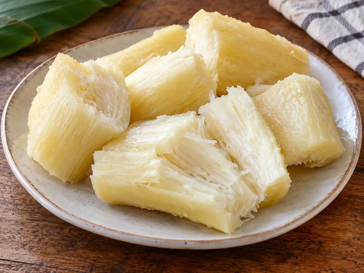 Manioc bouilli