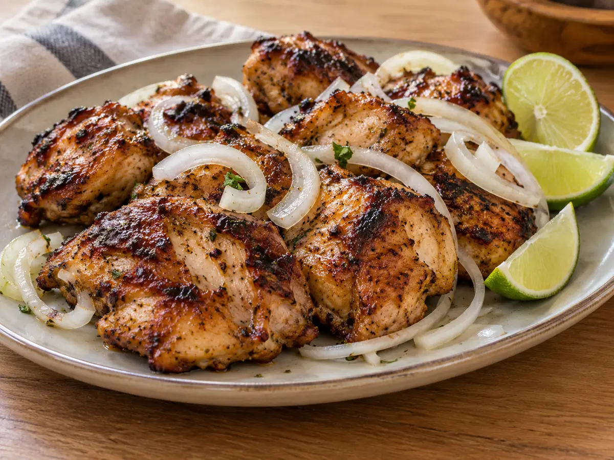 Poulet braisé