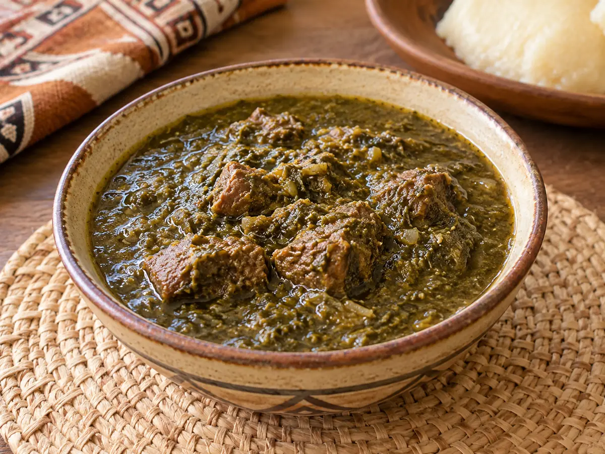 Sauce aux feuilles de baobab