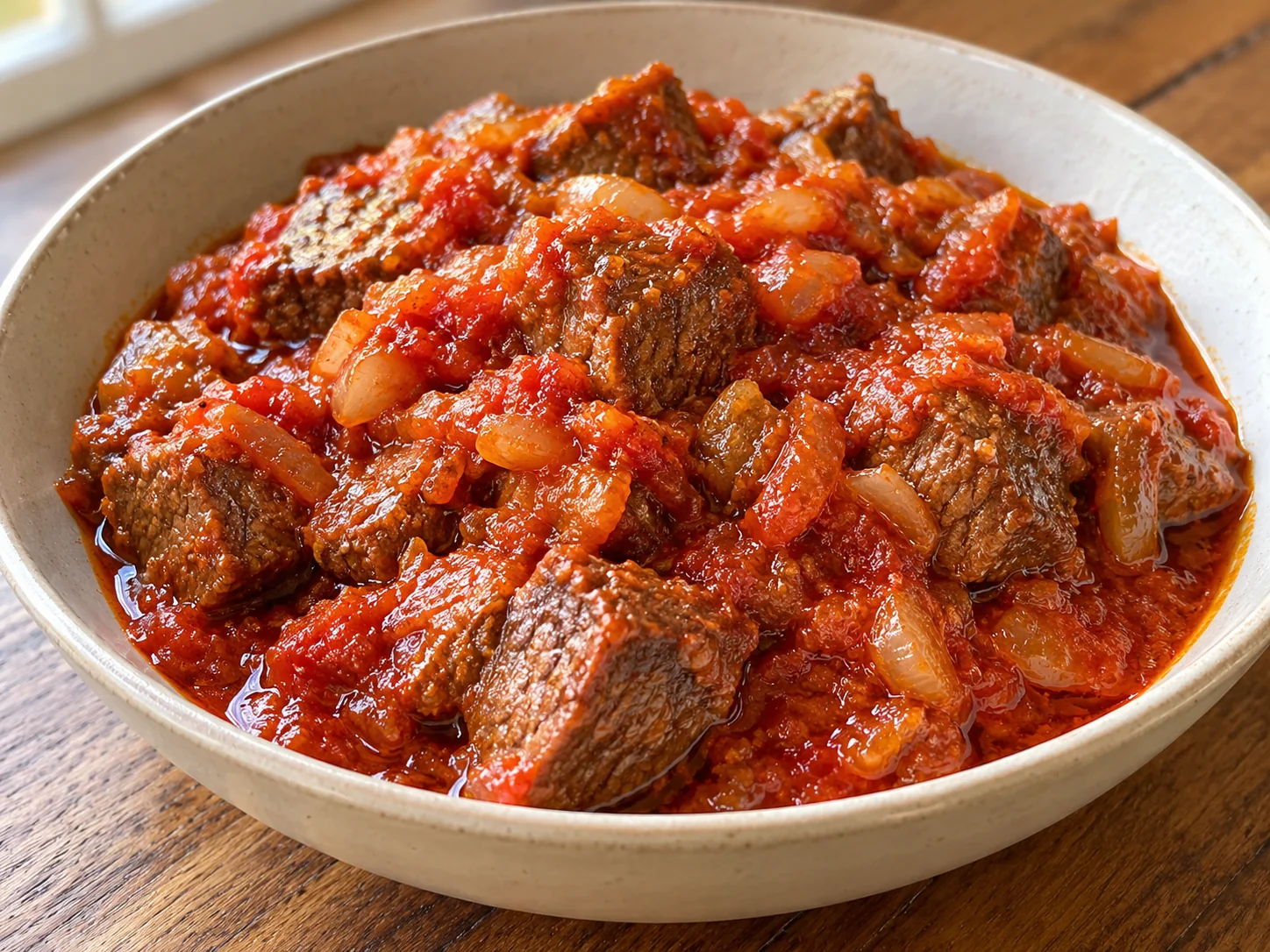 Bœuf sauce bloquée