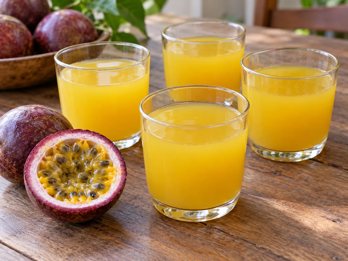 Jus de fruit de la passion