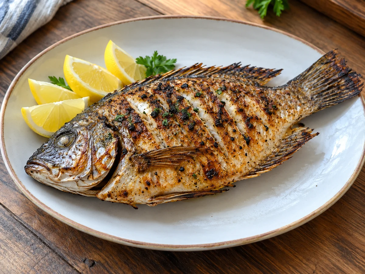 Tilapia grillé