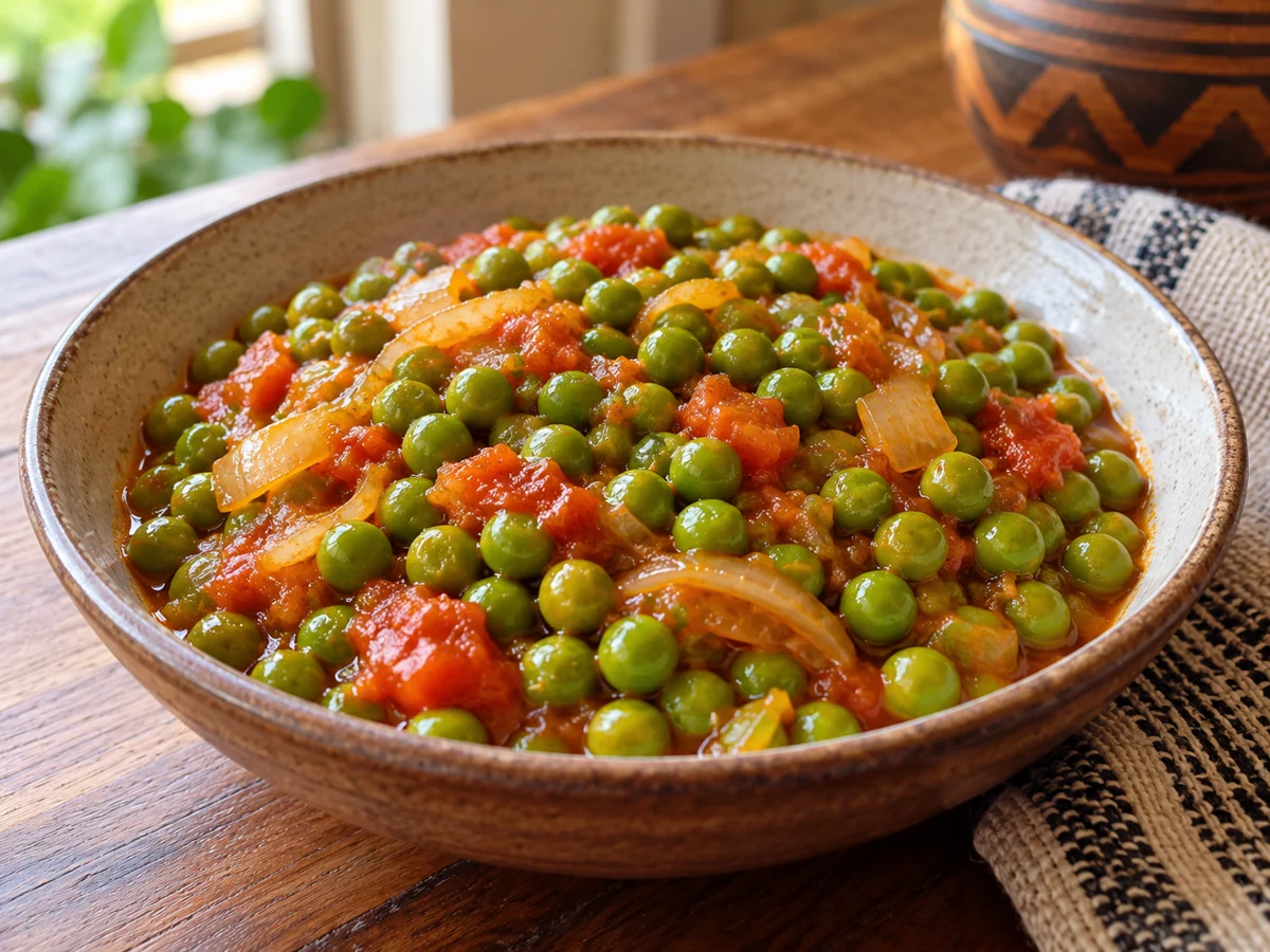 Pois en sauce