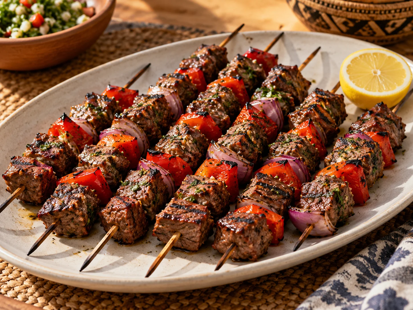 Brochettes de bœuf