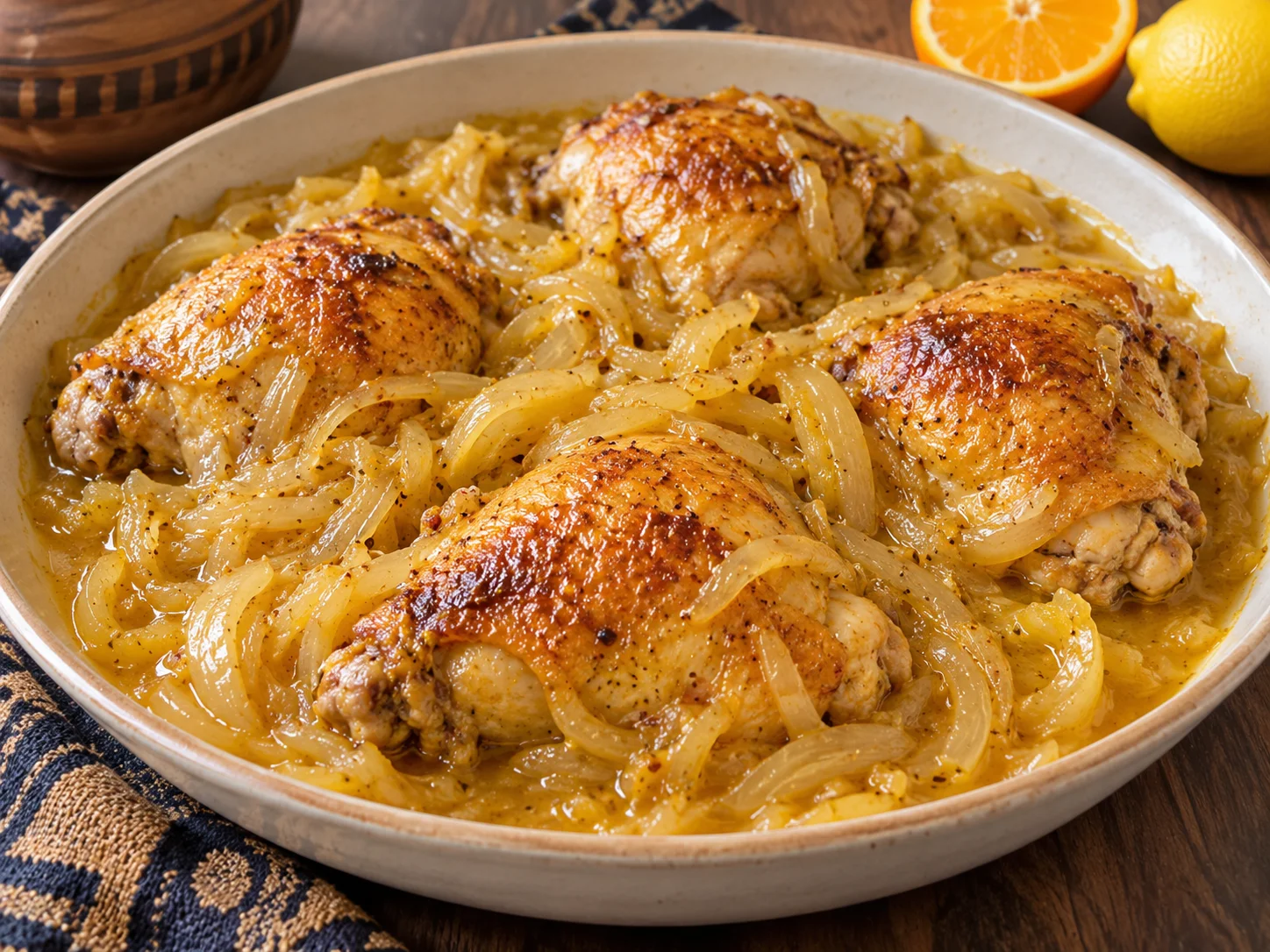 Yassa à l’orange