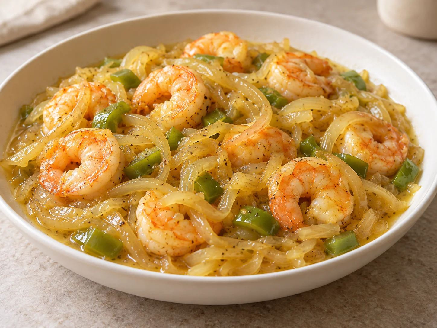 Yassa aux crevettes