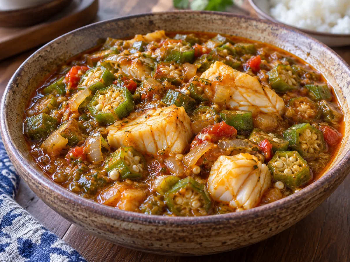Okra stew