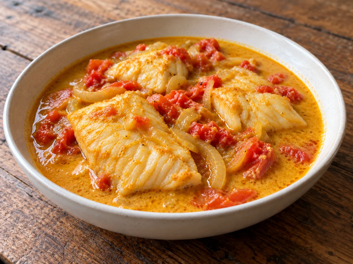 Curry de poisson