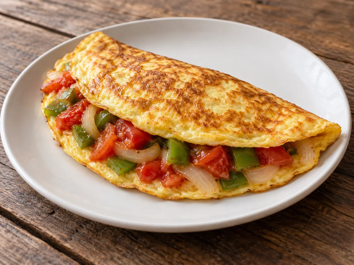 Omelette aux légumes