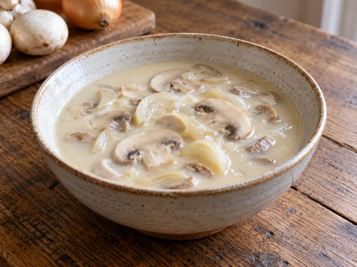 Soupe de champignons